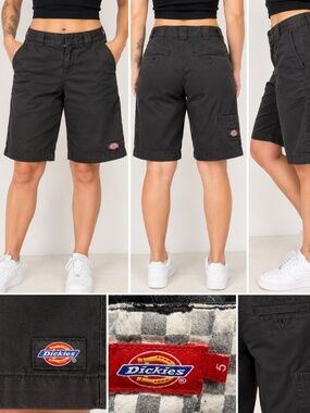 Dickies Black Workwear Utility Shorts | Skater Streetwear